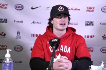 World Juniors Media Availability – André Tourigny & Jamie Drysdale Team Canada Post-Practice Dec. 28