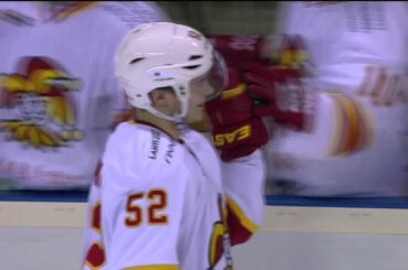 Miro Makinen scores his first KHL goal off Atte Makinen