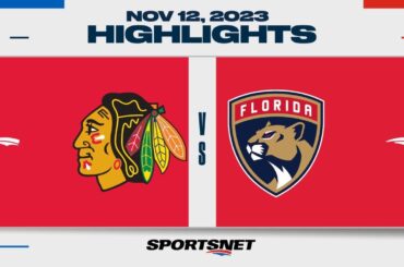 NHL Highlights | Blackhawks vs. Panthers  - November 12, 2023