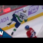 Canucks' Ilya Mikheyev Takes Advantage of Stickless Jake Allen to Extend Lead Over Canadiens