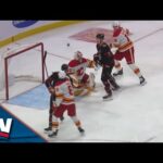 Senators' Drake Batherson Wacks Rebound Out of Mid-Air to Extend Lead Over Flames