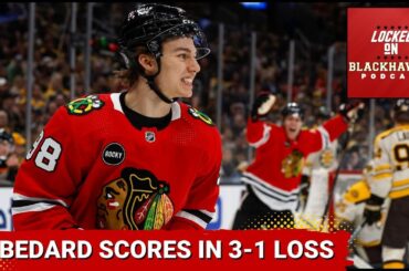 Chicago Blackhawks Fall 3-1 To Boston Bruins, Bedard Scores 1st NHL Goal, + Hall Leaves w/ Injury