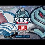 Colorado Avalanche at Seattle Kraken - Play by Play and Fan Reaction | 11/13/23