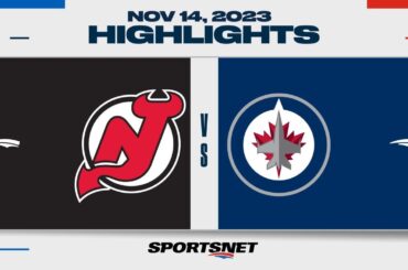 NHL Highlights | Devils vs. Jets - November 14, 2023