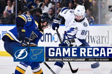 Lightning @ Blues 11/14 | NHL Highlights 2023