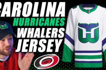 Carolina Hurricanes Reveal NEW Hartford Whalers Jersey!