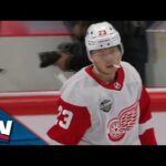 Lucas Raymond Puts Red Wings On The Board With Sweet Shot In His Native Sweden