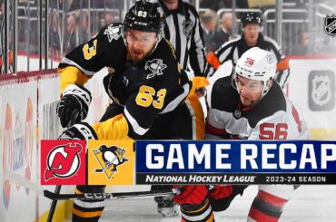 Devils @ Penguins 11/16 | NHL Highlights 2023