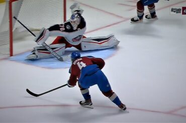 Bowen Byram In On The 2 On 1 Scores The 2-0 Goal For The Avs