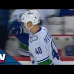 Canucks' Elias Pettersson Buries One-Timer To Cap Off Beautiful Passing Play