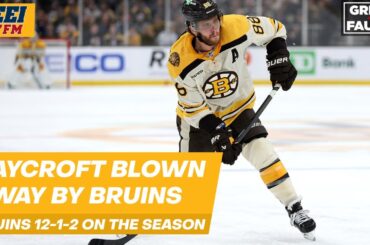 Raycroft is blown away by the Bruins