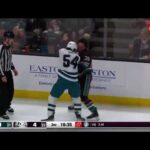 Sam Carrick vs Givani Smith | Anaheim Ducks vs San Jose Sharks November 12, 2023