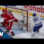 Tyler Bertuzzi Feeds John Tavares To Give The Maple Leafs The Lead In Stockholm