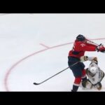 Dylan McIlrath delivers a HUGE hit on Jonas Rondbjerg and immediately challenged by Keegan Kolesar