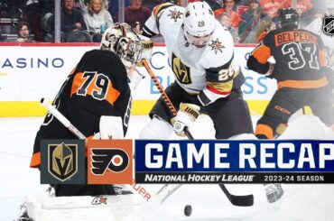 Golden Knights @ Flyers 11/18 | NHL Highlights 2023