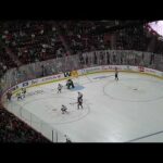 Minnesota Wild's Marc-André Fleury makes a great save vs. Johnathan Kovacevic of Montreal Canadiens