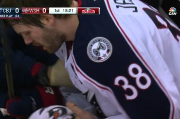 Gotta See It: Jenner bloodied after puck to face