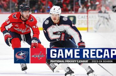 Blue Jackets @ Capitals 11/18 | NHL Highlights 2023