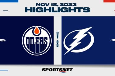 NHL Highlights | Oilers vs. Lightning - November 18, 2023