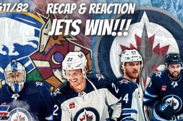 BACK TO BACK WINS!!!- 23/24 Winnipeg Jets Game Recap&Reaction 16&17/82