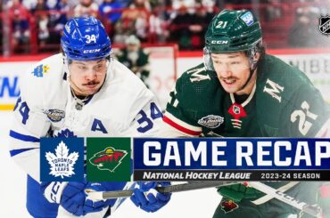 Global Series Sweden | Maple Leafs vs. Wild | NHL Highlights 2023