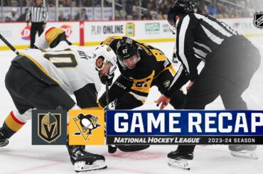 Golden Knights @ Penguins 11/19 | NHL Highlights 2023