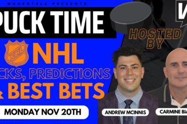 NHL Predictions, Picks & Odds | Bruins vs Lightning | Oilers vs Panthers | PuckTime Nov 20