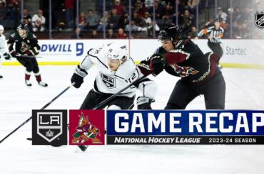 Kings @ Coyotes 11/20 | NHL Highlights 2023