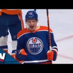 Oilers' Zach Hyman Shovels In Puck Off Perfect Flip Pass From Connor McDavid