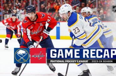 Sabres @ Capitals 11/22 | NHL Highlights 2023