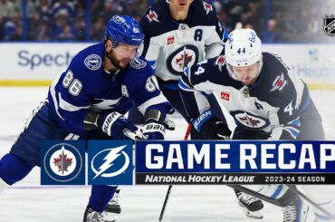 Jets @ Lightning 11/22 | NHL Highlights 2023