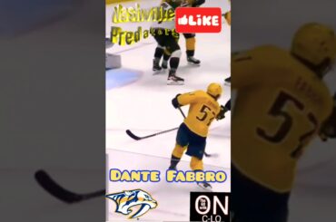 The Predators Captain Roman Josi, one timer to Dante Fabbro!