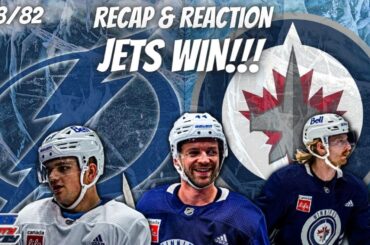 COOKED 'EM 👨‍🍳 🦃 Jets Win 3-2 In OT - 23/24 Winnipeg Jets Game Recap&Reaction 18/82