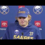 Casey Mittelstadt Pregame Interview vs Montreal Canadiens (10/14/2021)
