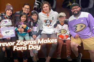 Trevor Zegras' Heartwarming Surprise for Cancer Survivor