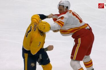 Jeremy Lauzon Drops The Gloves With Nikita Zadorov