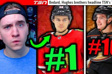 TSN's Top 50 NHL Prospects List Is WILD…