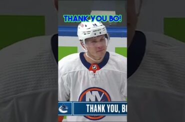 Bo Horvat gets a deserved standing ovation in his return!