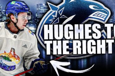 Quinn Hughes FIXING THE CANUCKS' DEFENCE By Switching To The Right? Vancouver NHL News & Rumors 2022