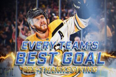 Every Team's Best Goal | Opening Night - Thanksgiving | 2023-24 NHL Season