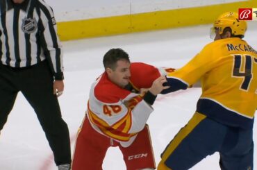 Michael McCarron Drops The Gloves With Dennis Gilbert