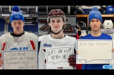 It's #BellLetsTalk Day in the OHL!