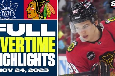 Toronto Maple Leafs at Chicago Blackhawks | FULL Overtime Highlights