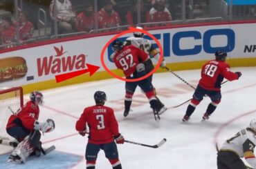 Paul Cotter Gets Match Penalty And Ejected For This Hit On Evgeny Kuznetsov