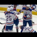 Scrum Ensues After Tom Wilson Takes A Late Poke At Stuart Skinner