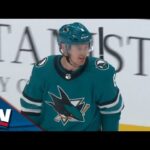 Sharks Rookie Ty Emberson Fires Home A One-Timer For His First Career NHL Goal