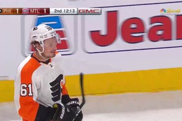 Oskar Lindblom Goal - Philadelphia Flyers vs Montreal Canadiens (11/30/19)