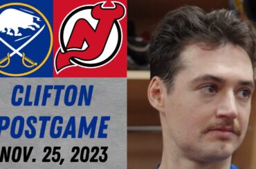 Connor Clifton Postgame Interview vs New Jersey Devils (11/25/2023)