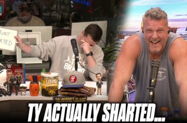 Ty Schmit Actually Sharts Himself Live On The Pat McAfee Show