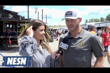 Bruins' Chris Wagner Drives Pace Car Ahead Of Foxwoods 301